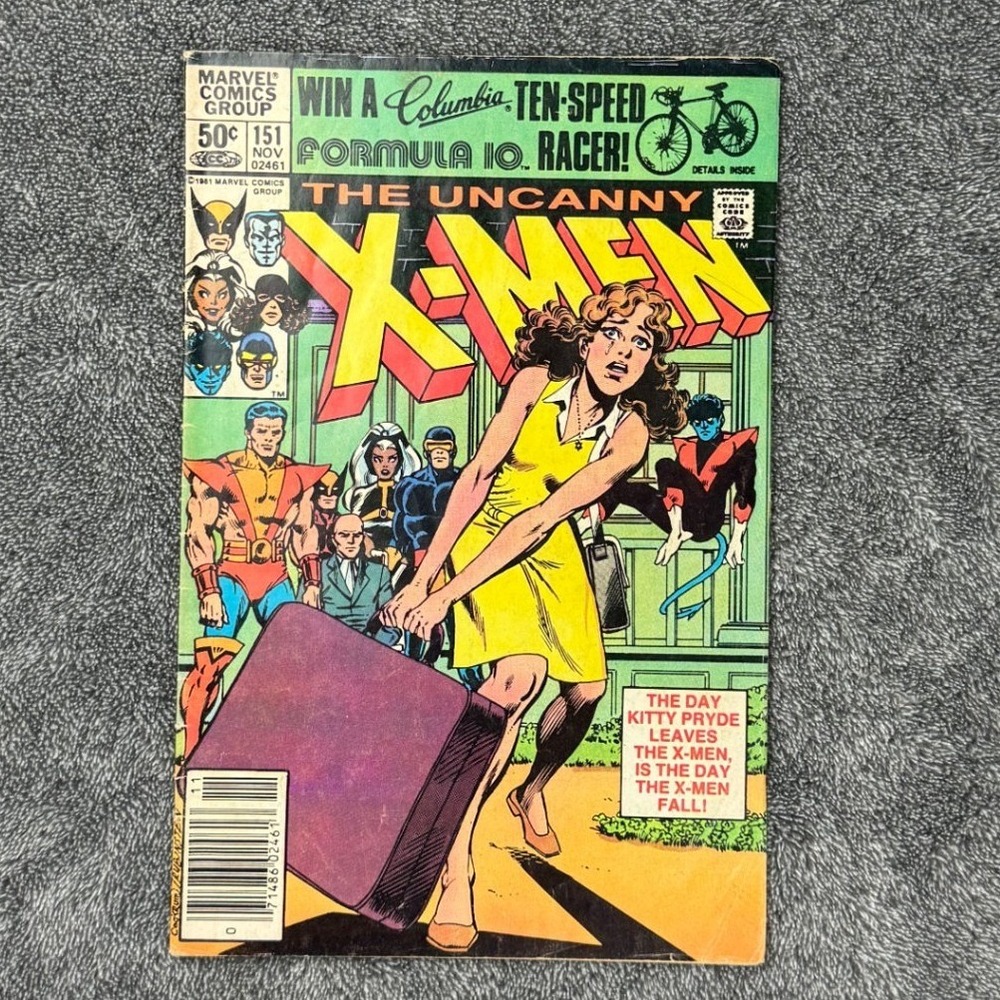 The Uncanny X-Men 151 Marvel Comics 1981 Kitty Pryde Leaves X-Men Emma Frost